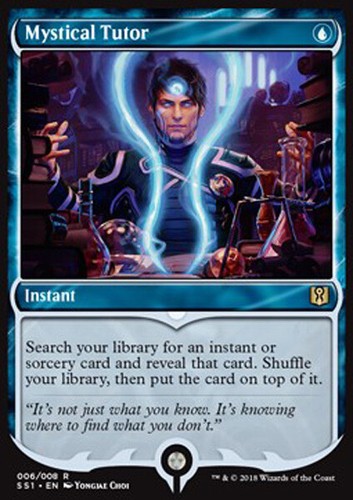 Mtg mystical tutor foil - foil, exc