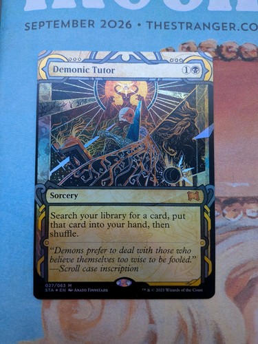 Mtg tutor demoniaco inglese - mtg, nm