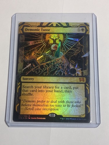 Mtg demonic tutor traditional - mtg,