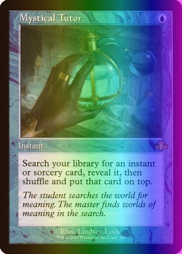 Mtg mystical tutor - mtg,