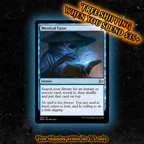 Mystical tutor carta - tutor,