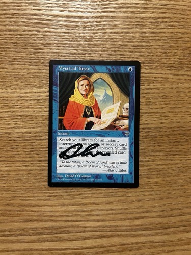 Mystical tutor signed - mystical,