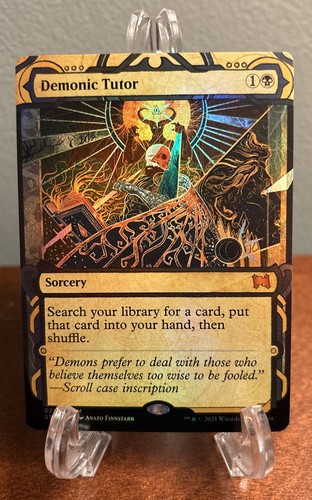 Mtg demonic tutor - demonic,