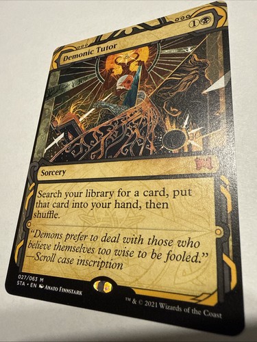 Non foil demonic tutor - foil,