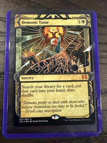 Mtg foil inciso demoniaco - mtg,