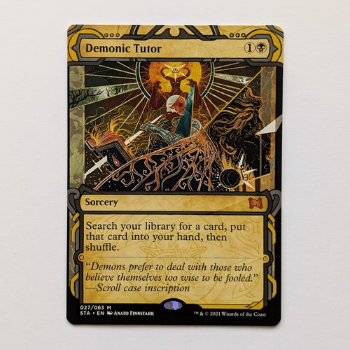 Demonic tutor strixhaven - demonic,