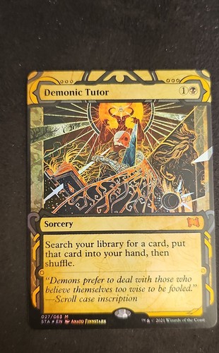 Demonic tutor strixhaven - demonic,