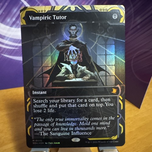 Vampiric tutor 0035 foil - vampiric,