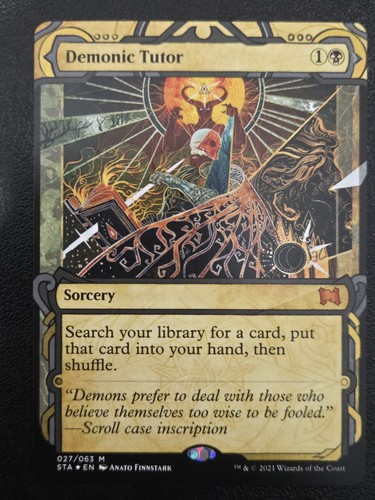 Demonic tutor strixhaven - demonic,