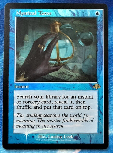 Mtg mystical tutor - foil,