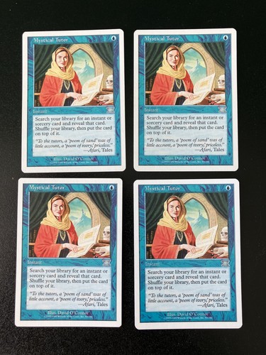 Mtg mystical tutor x4 - tutor,