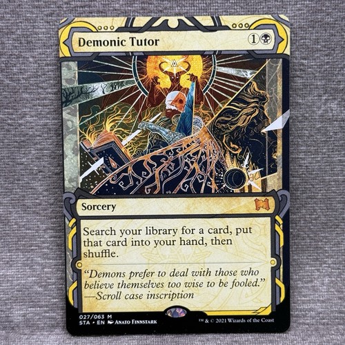 Mtg demonic tutor senza - demonic, (senza
