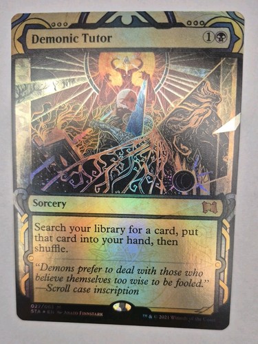 Mtg tutor demoniaco inglese - mtg,
