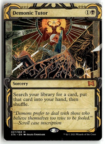 Demonic tutor strixhaven - demonic,