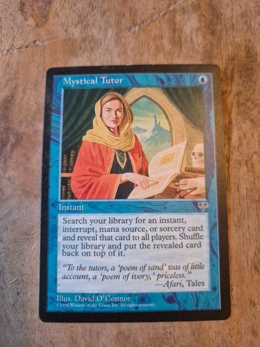 Mtg mystical tutor mirage card - mystical,