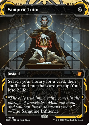 Vampiric tutor soa - tutor,