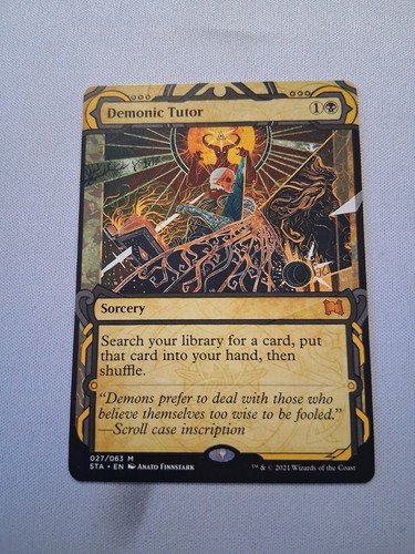 Mtg demonic tutor strixhaven - mtg,