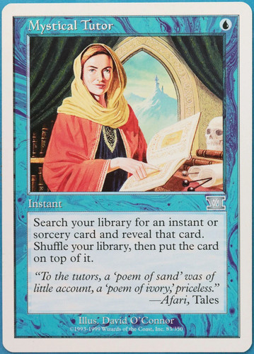 Mystical tutor edizione nm - tutor, 6a