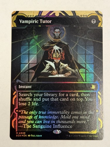 Vampiric tutor foil - foil, secrets