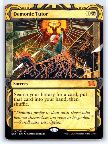 Demonic tutor strixhaven - demonic,
